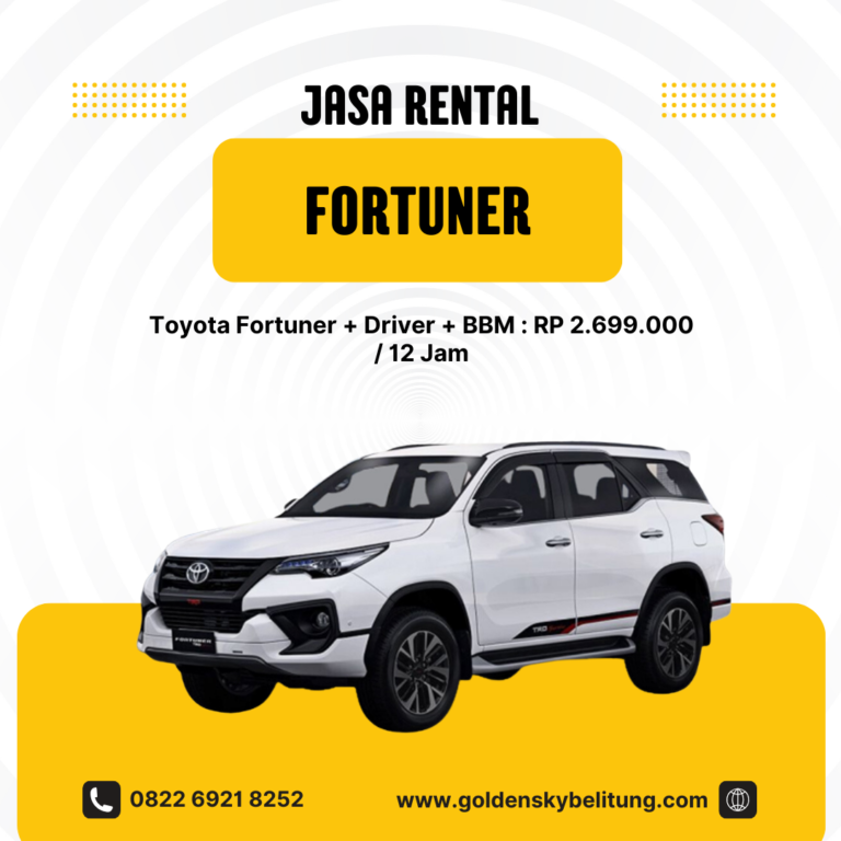 SEWA MOBIL FORTUNER