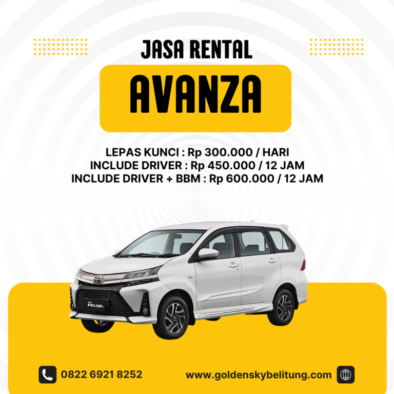 SEWA MOBIL AVANZA