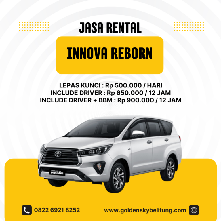 SEWA MOBIL INNOVA REBORN